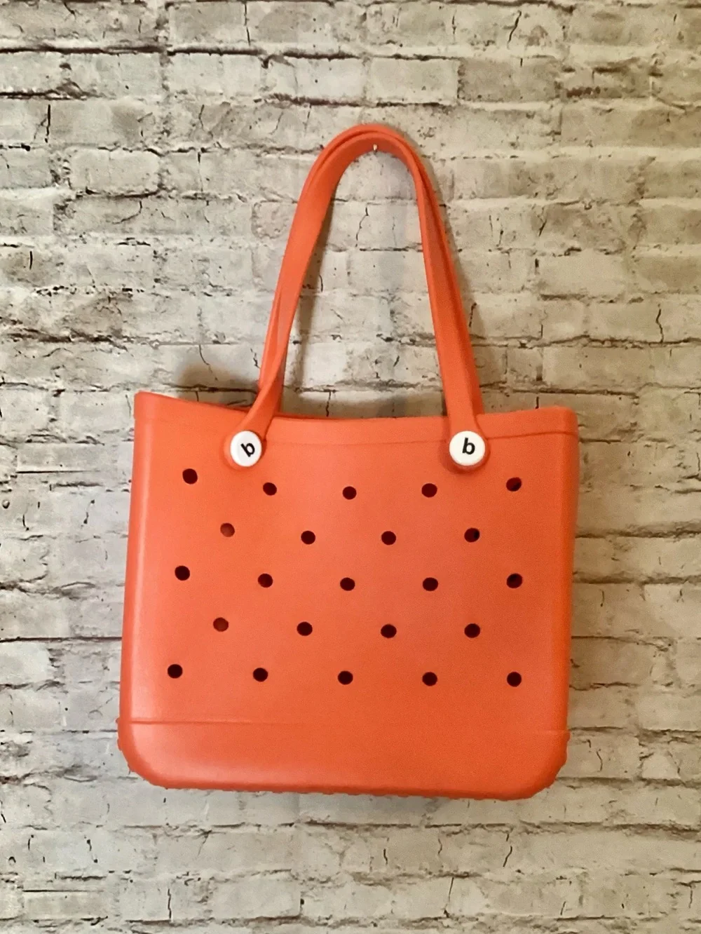 Bogg The Original coral-orange bag